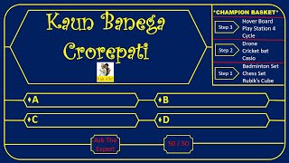 Kaun Banega Crorepati Game  Quiz Contest  Kids KBC [upl. by Vas]