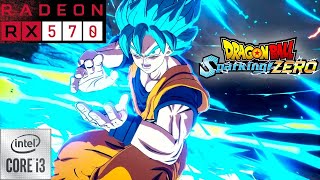 DRAGON BALL Sparking ZERO Gameplay on core i3 10100f and amd rx 570 [upl. by Caras]