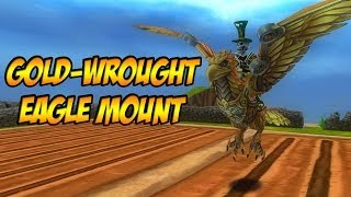 Wizard101 New Mounts  Buying the GoldWrought Eagle Mount [upl. by Eibbil67]