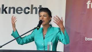 Sahra Wagenknecht über Grüne Ricarda Lang Robert Habeck Rente teure Lebensmittel Europawahl 2024 [upl. by Marjana]