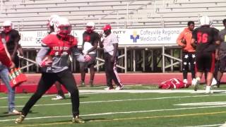 2017 Coffeyville Football Spring Practice Highlights [upl. by Irrol]