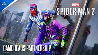 Marvel’s SpiderMan 2  Gameheads Partnership I PS5 Games [upl. by Yggep448]