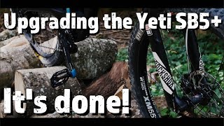 Yeti SB5 Upgrade Part 2 Installing XT Shifter and XT Brakes [upl. by Deacon]