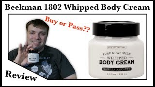 Beekman 1802 Whipped Body Cream with Goats Milk  Mumbles Product Review [upl. by Ennoitna]