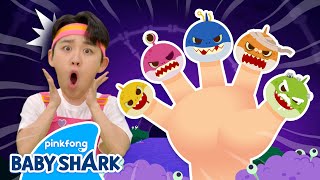 🧟‍♀️NEW NO Its the Zombie Shark Finger Family  Baby Shark Halloween  Baby Shark Official [upl. by Lytsirhc866]