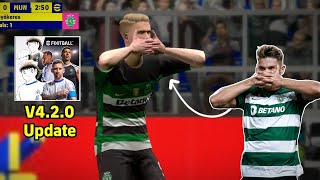 New Viktor Gyokeres Celebration ☠️🔥 eFootball 2025 Mobile V420 Update Today [upl. by Minta]