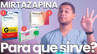 MIRTAZAPINA PARA QUE SIRVE  3 COSAS [upl. by Bruis]