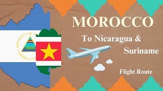 Nicaragua amp Suriname New Flight Route New Flight Route Nicaragua amp Suriname [upl. by Durnan857]