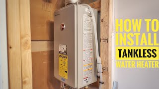 How To Install A Tankless Water Heater [upl. by Satterlee]