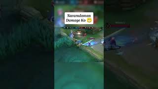 Naramdaman Damage Ko 😁 viral video shorts mlbb fyp foryou mobilelegends mlbbph short [upl. by Eurd]