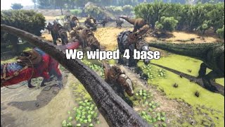 Ark Official Server Attack Ps4 Abadon Vs ADA Part 2 [upl. by Icaj137]