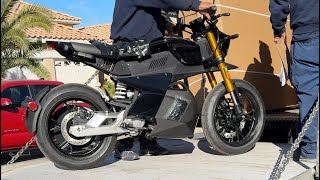 Taking Delivery of 80 mph Ryvid Anthem EV Motorcycle [upl. by Garnette]