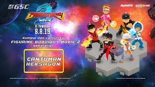 Figurine BoBoiBoy Movie 2 GSC CINEMAS Unpack [upl. by Orodisi687]