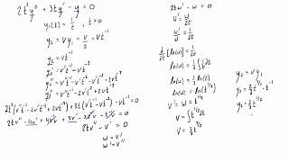 Reduction of order example [upl. by Dlabihcra]