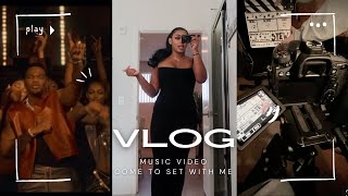 VLOG  On Set MUSIC VIDEO for Fridayy Baddest In The Room [upl. by Nymsaj923]