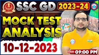 SSC GD 2023 Mock Test RWA  SSC GD Mock Test Analysis SSC GD 10 Dec Mock Test Solution By Ankit Sir [upl. by Laehpar]