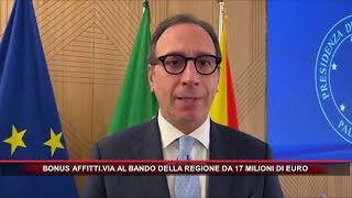 BONUS AFFITTI VIA AL BANDO DELLA REGIONE DA 17 MILIONI DI EURO [upl. by Ponzo]