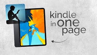 How to Get Kindle Books on iPad Single Page tutorial [upl. by Bound983]