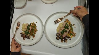 POV Cooking  Perfect Pork Tenderloin with Chimichurri Mashed Potatoes amp Veggies  ASMR Kitchen [upl. by Mair]