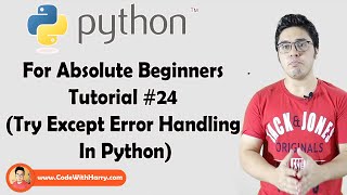 Try Except Exception Handling In Python  Python Tutorials For Absolute Beginners In Hindi 24 [upl. by Aihtennek]