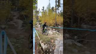 First DH competition 🤘swecyclinggravity gravityseriesse jarvsobergscykelpark mtb downhill [upl. by Stalker]