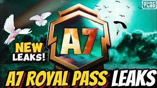 🔥A7 ROYAL PASS  1 TO 100 RP REWARDS  ACE 7 ROYAL PASS LEAKS  A7 ROYAL PASS PUBG MOBILEBGMI [upl. by Seem211]