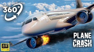 VR Plane Crash Experience in Virtual Reality 360 video [upl. by Maryrose796]