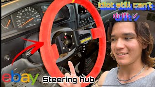 Aftermarket steering wheel install on the tacoma [upl. by Welton384]