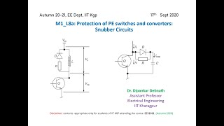 PEM1L8a How to design snubber circuit for Power Electronic converters [upl. by Rotberg]