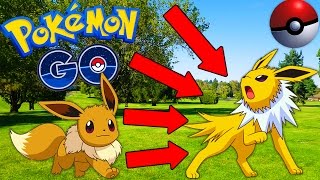 POKEMON GO LETS PLAY Episode 2  BIKE ADVENTURE EEVEE EVOLUTION EVOLVING POKEMON [upl. by Esertap]