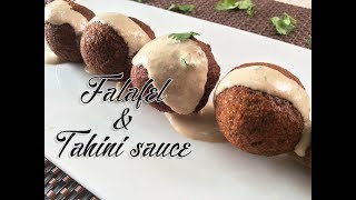 Falafel with tahini sauce [upl. by Quinn]