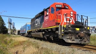 CN482 Test Train Dartmouth Subdivision 29 September 2013 [upl. by Vinn]