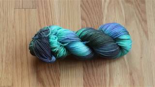 Dyepot Weekly 16  Dyeing Sock Yarn with a Tulip Tie Dye Kit [upl. by Mareld460]