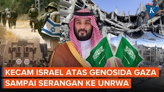 Pangeran Saudi Kecam Aksi Israel Dari Serangan Gaza Lebanon hingga UNRWA [upl. by Eisned]