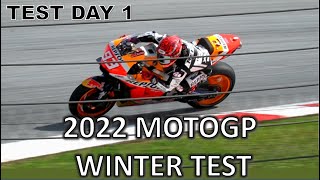 2022 MotoGP Winter Test  Day 1  Malaysia  Sepang International Circuit  Loud Sound [upl. by Blackman233]