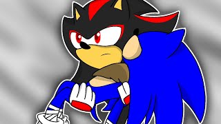 Shadow saves Sonic from Eggmans lair【Sonic Boom cartoon animation】 [upl. by Rases933]