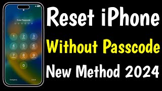 Reset iPhone Without Passcode  Forgot iPhone Passcode How To Unlock iPhone Password [upl. by Eimiaj988]