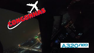 SENSACIONAL  POUSO Ã€ NOITE em CONGONHAS AIRBUS A320NEO [upl. by Latrina330]