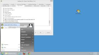Exploring Windows 8 Classic Shell Advanced Start Menu Configuration [upl. by Ednalrim]