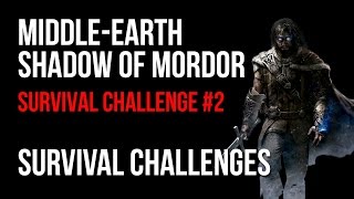 Middle Earth Shadow of Mordor Survival Challenge 2 Walkthrough 3 Pipeweed 1 Lothrond [upl. by Dyane426]