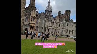 Cardiff castle 🏰😍🤩 in Wales UK shorts travel castle explore uk youtubeshorts [upl. by Noevad]