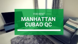 Fully Furnished Condo in Manhattan Heights Cubao for Rent Php 45000  by Megaworld in Quezon City [upl. by Nywloc]