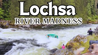 Lochsa River Madness 2024  epic carnage at 5700 CFS  WARNING graphic swim [upl. by Mcgrath919]