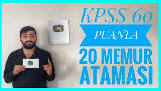 KPSS 60 PUANLA MÜLAKATSIZ 20 MEMUR ALIMI TARSUS ÜNİVERSİTESİ PERSONEL ALIMI ONLİNE BAŞVURU [upl. by Dirk]