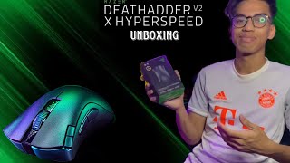 RAZER DeathAdder V2 X Hyperspeed Unboxing Malaysia [upl. by Lanahtan598]