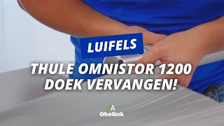 Thule Omnistor 1200 doek vervangen  Instructievideo  Obelink [upl. by Anirahc]