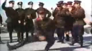 Soviet Army dancing to Hard Bass [upl. by Eillor300]