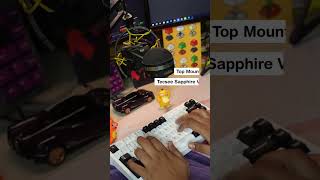 Chilkey ND75  Sound Test With Gateron Blue Dopamine WS Jade amp Tecsee Sapphire V2 keyboard [upl. by Dave]