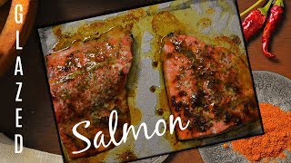 TASTY BAKED WILD ALASKAN SALMON RECIPE WITH BROWN SUGAR  SALMON DINNER RECIPE [upl. by Geilich284]