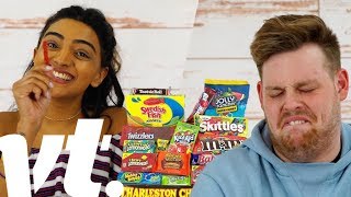 British People Trying American Candy  VT Challenges [upl. by Nager]